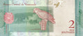 Venezuela 2 Bolivares 2018 Parrot Banknote UNC