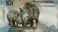 South Africa 10 rand 2023 Black Rhino Banknote UNC