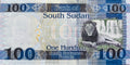 South Sudan 100 Pound Lion Banknote 2019 UNC